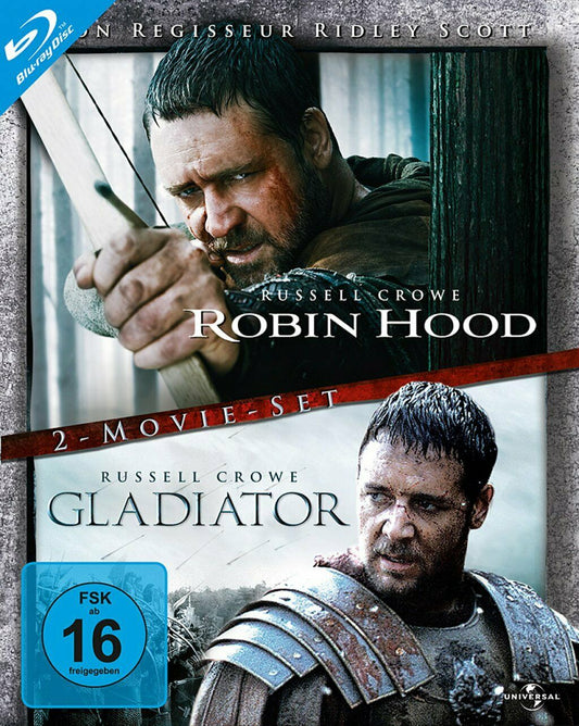 Robin Hood + Gladiator (Director`s Cut) - 2 Filme BLU-RAY