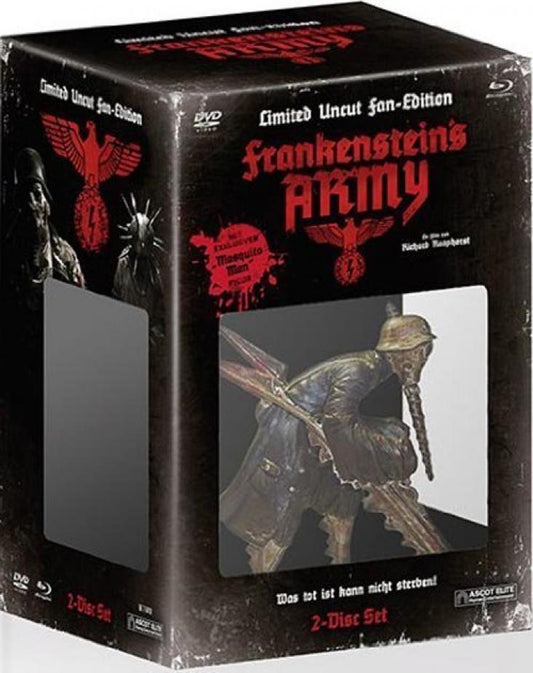 FRANKENSTEINS ARMY + Mosquito Man Figur LIMITED EDITION BLU-RAY + DVD