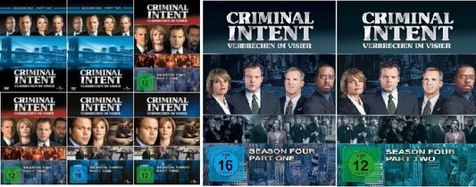 CRIMINAL INTENT - STAFFEL 1 - 4 DVD komplett (24 DVDs)