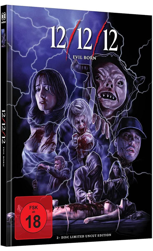 12/12/12 - Evil Born  - Mediabook - Cover A - Limited Edition auf 500 Stück (Blu-ray+DVD) UNCUT